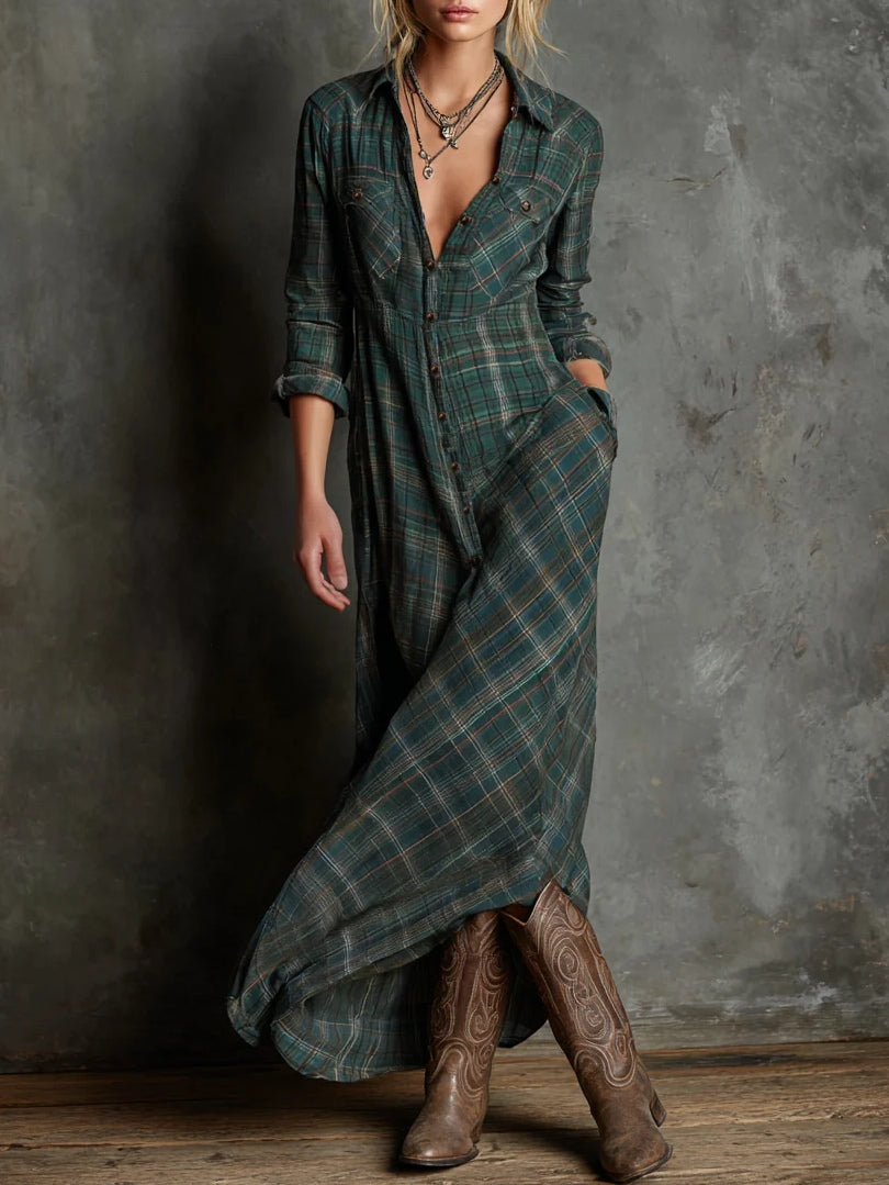 Emilia – Checked dress